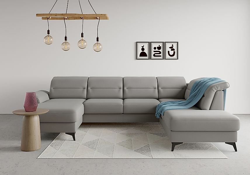 sit&more Wohnlandschaft »Sinatra U-Form«, optional mit Kopfteilverstellung günstig online kaufen
