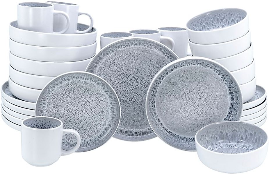 OTTO home Kombiservice »modernes Geschirr-Set, Service Lykk« hohe Haltbarke günstig online kaufen