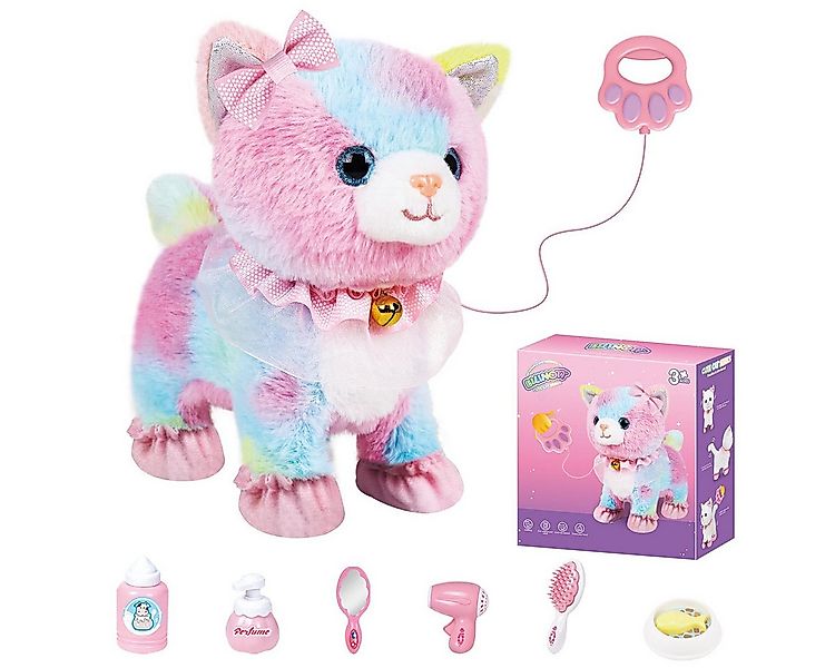 DOPWii Tierkuscheltier Plüschtiere,Berührungs- und sprachgesteuertes fernge günstig online kaufen