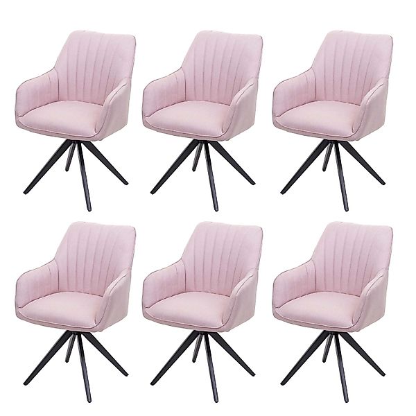 MCW Esszimmerstuhl H73 6er-Set Rosa günstig online kaufen