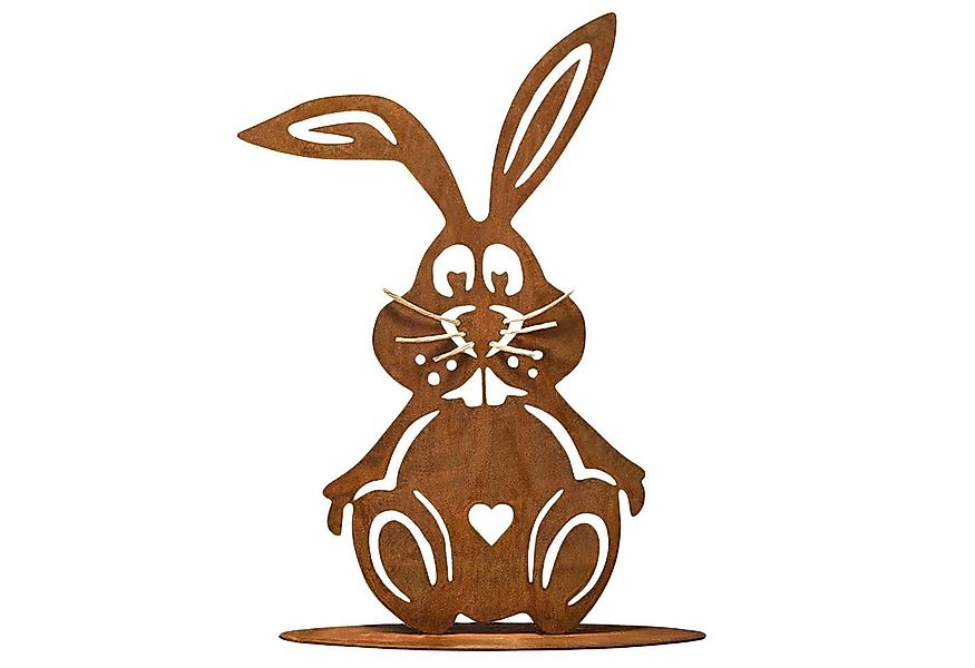 Rostikal Osterhase Osterdeko Hase 22 cm oder 30 cm Gartendeko Metall, Echte günstig online kaufen