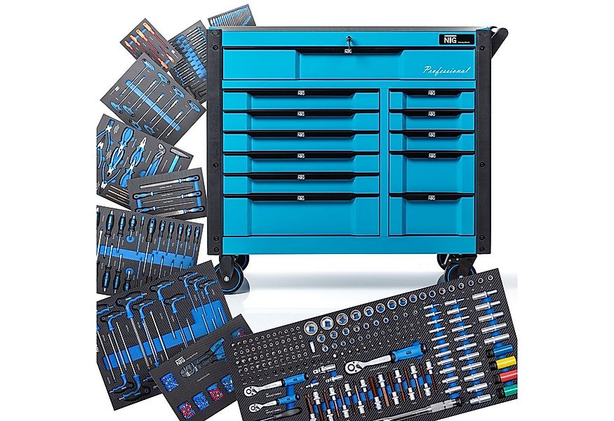 NTG Nutzfahrzeug Technik GmbH Werkstattwagen XXL Werkzeugwagen 457 Teilig 1 günstig online kaufen