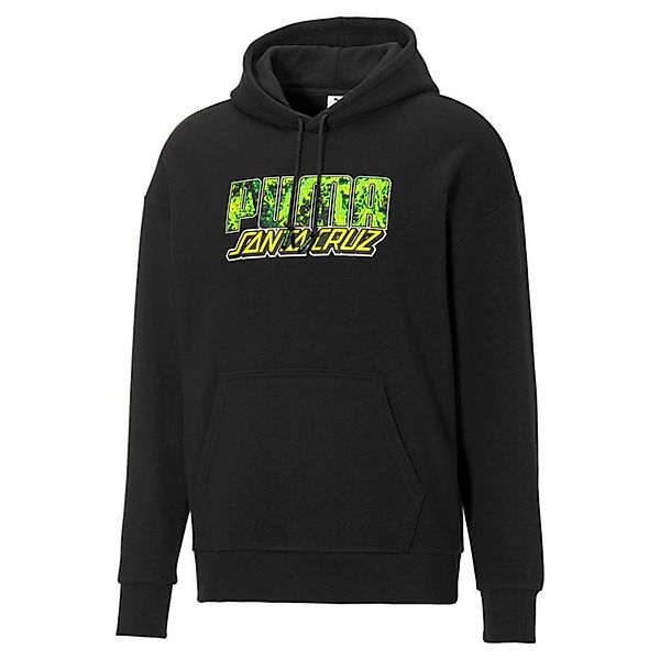 PUMA Hoodie Hoodie Puma XSanta Cruz, G M, F puma black (1-tlg) Kängurutasch günstig online kaufen