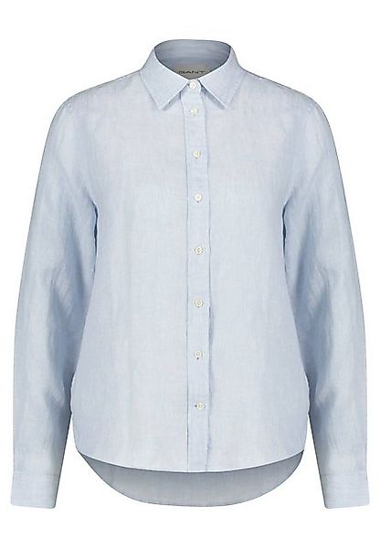 Gant Langarmbluse 4300477 Damen Bluse Reg Linen Shirt mit Knöpfe aus recyce günstig online kaufen