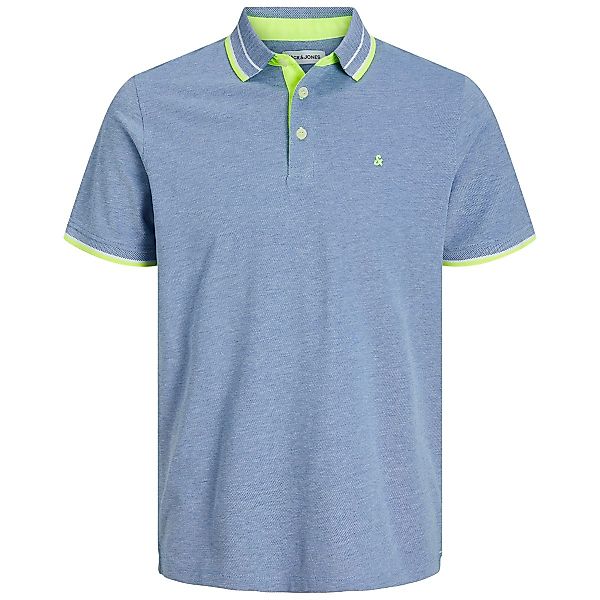 Jack&Jones Poloshirt mit Kontrastdetails Farbe blau Größe: 8XL günstig online kaufen