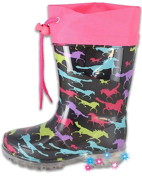 Beck Blinking Horses Gummistiefel wasserdicht, schmale günstig online kaufen
