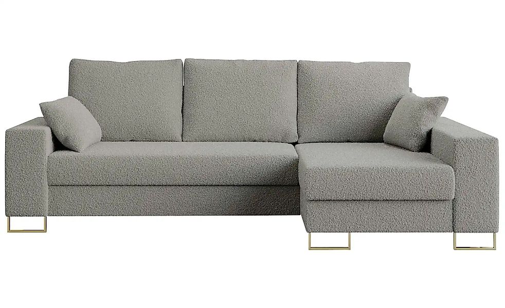 Ecksofa mit Schlaffunktion Dorain ¦ grau ¦ Maße (cm): B: 242 H: 85 Polsterm günstig online kaufen