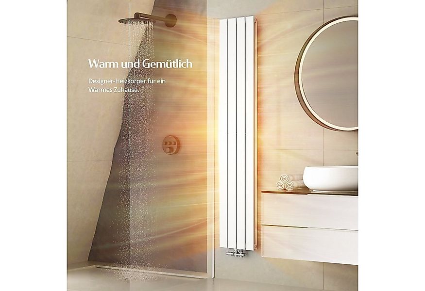 EMKE Heizkörper 180x62cm Flach Heizkörper Design Paneelheizkörper, Vertikal günstig online kaufen