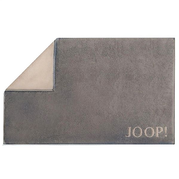 Joop! Badematte Duschvorleger Badvorleger 1600-070 Graphit Sand 50x80 günstig online kaufen