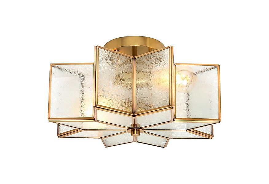 MLT&RIDDLE Deckenleuchte 2-Licht 41cm Einzigartige Sternförmige (8-Eck) Hal günstig online kaufen