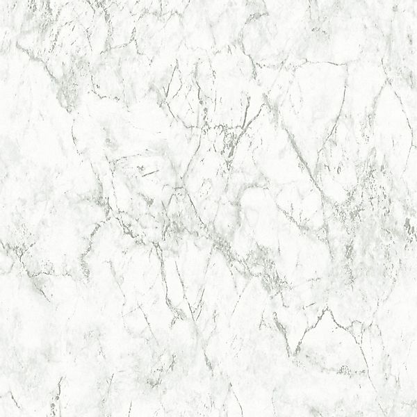 Bricoflor Marmor Tapete Weiß Grau Vlies Marmortapete Elegant Ideal für Küch günstig online kaufen