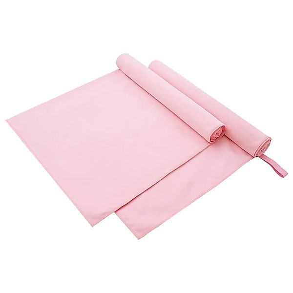vidaXL Sporthandtücher 2 Stk Rosa 180 x 90 cm Polyester und Polyamid 420114 günstig online kaufen