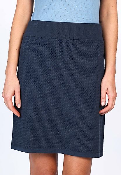 Sorgenfri Sylt Strickrock Gabi Solid Ajour-Strickdetails günstig online kaufen