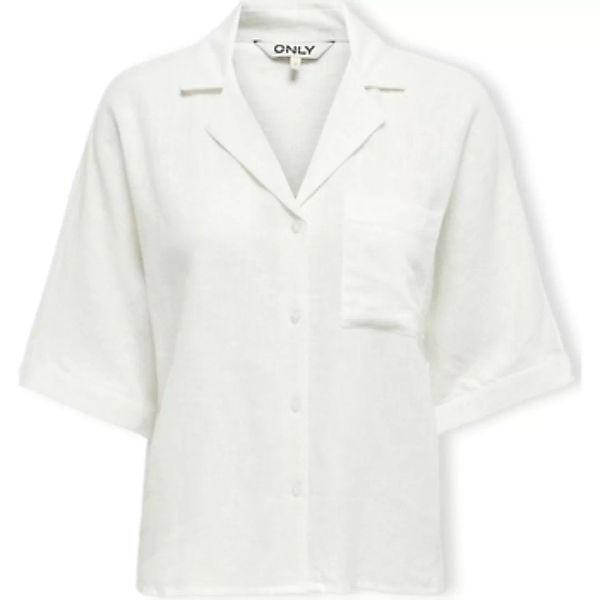 Only  Blusen Noos Tokyo Life Shirt S/S - Bright White günstig online kaufen