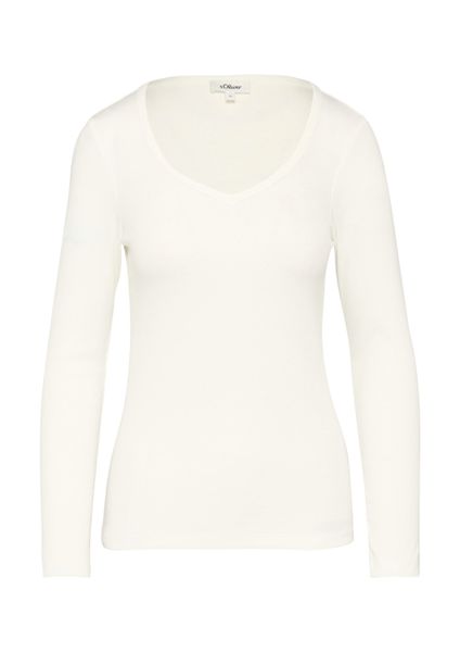 s.Oliver Langarmshirt T-Shirt Feines Jersey-Longsleeve mit günstig online kaufen