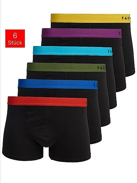 Tazzio Boxershorts 6er Pack BS1001 (Packung, 6-St., 6er-Pack) mit seitliche günstig online kaufen