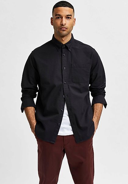 Selected Langarmhemd SLHREGRICK-OX SHIRT LS NOOS günstig online kaufen