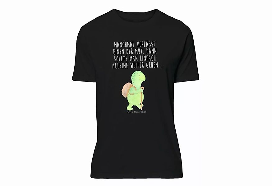 Mr. & Mrs. Panda T-Shirt Schildkröte Wanderer - Schwarz - Geschenk, Schildk günstig online kaufen