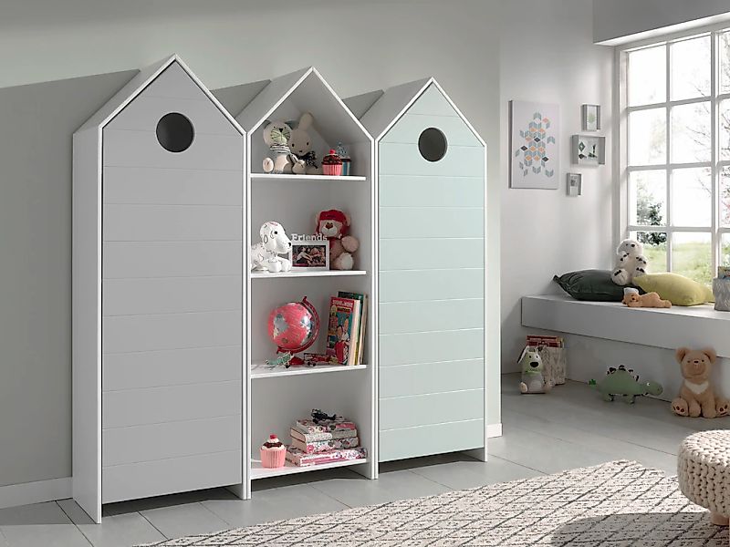Vipack Jugendzimmer-Set "Casami, best. aus 2 Schränken mit Drehtür, 1 Regal günstig online kaufen
