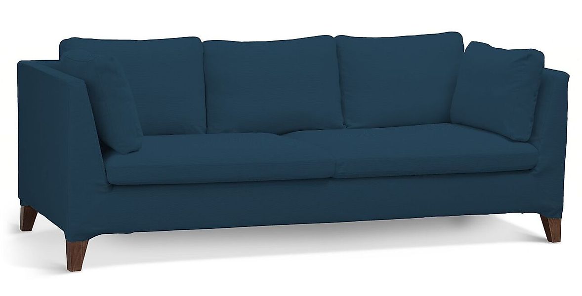 Bezug für Stockholm 3-Sitzer Sofa, marinenblau , Stockholm 3-Sitzer, Cotton günstig online kaufen