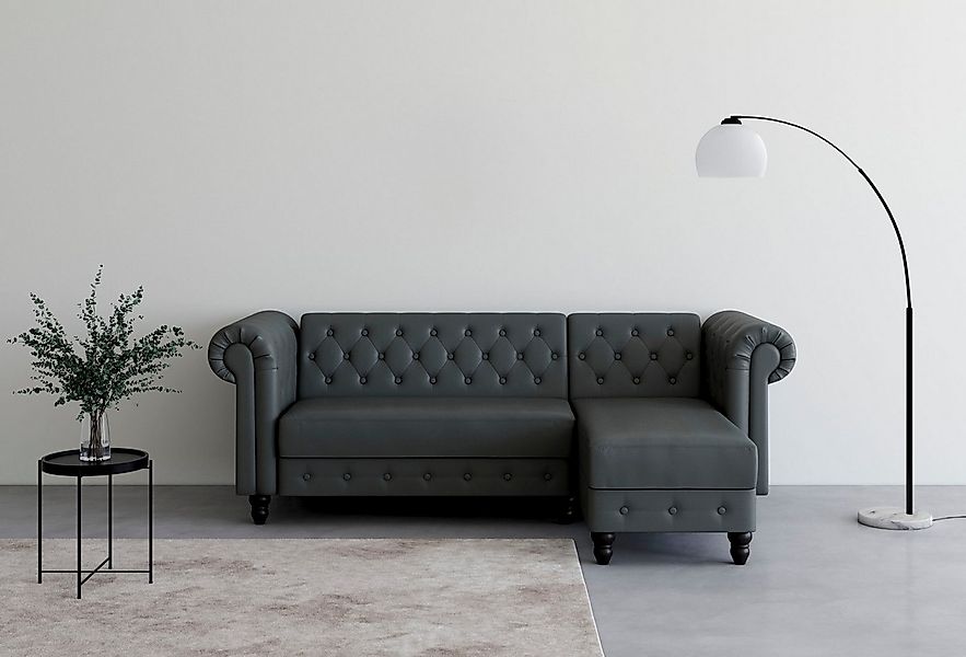 Dorel Home Ecksofa Felix, L-Form, 241 cm (Liegefl.108x195 cm), Recamiere ta günstig online kaufen