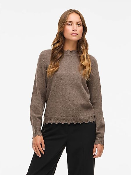 Vila Strickpullover "VINIKOLINA O-NECK L/S KNIT TOP - NOOS" günstig online kaufen