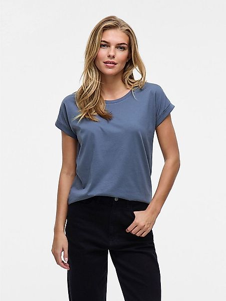 Vila Rundhalsshirt VIDREAMERS NEW PURE T-SHIRT/SU-NOOS Basic Damen-T-Shirt günstig online kaufen