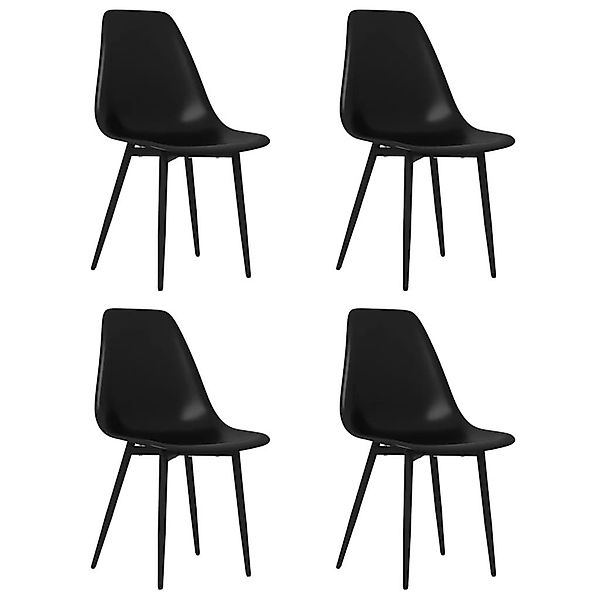 vidaXL Esszimmerstuhl, Essstühle 4 Stk. Schwarz günstig online kaufen