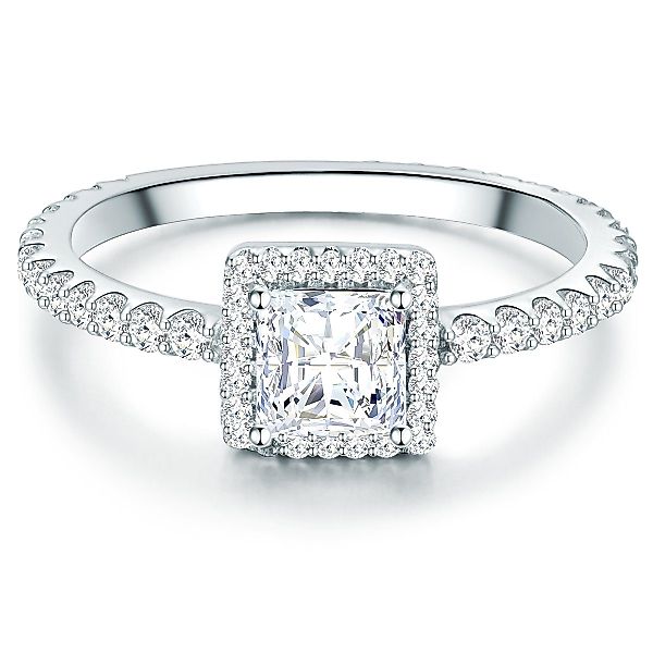 Trilani Silberring Verlobungsring aus 925 Sterling günstig online kaufen