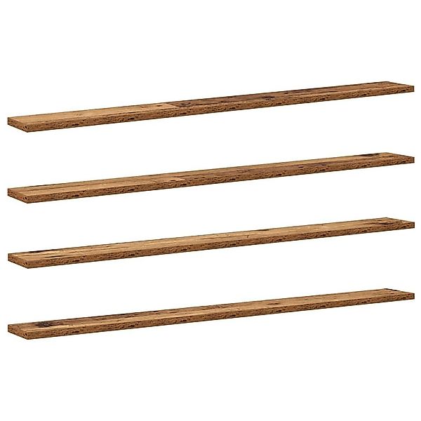 vidaXL Bücherregal Regalbrett 4 pcs Braun günstig online kaufen