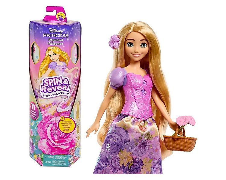 Mattel® Anziehpuppe Mattel HTV86 - Disney Princess - Spin & Reveal - Rapunz günstig online kaufen