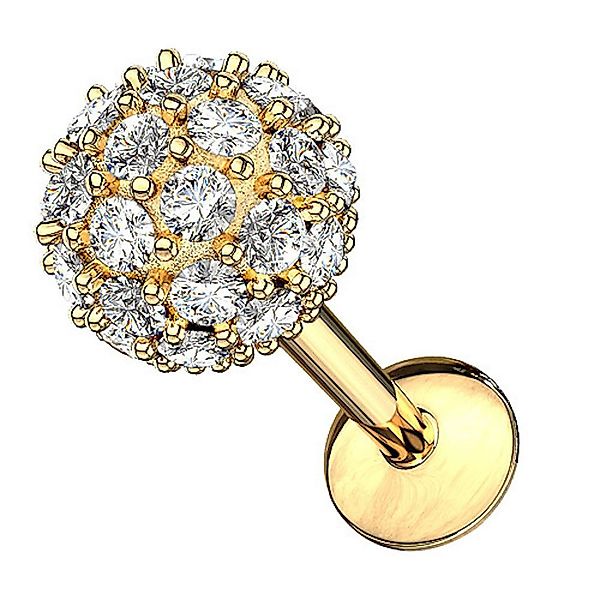 Taffstyle Piercing-Set Piercing Stab mit Kristall günstig online kaufen