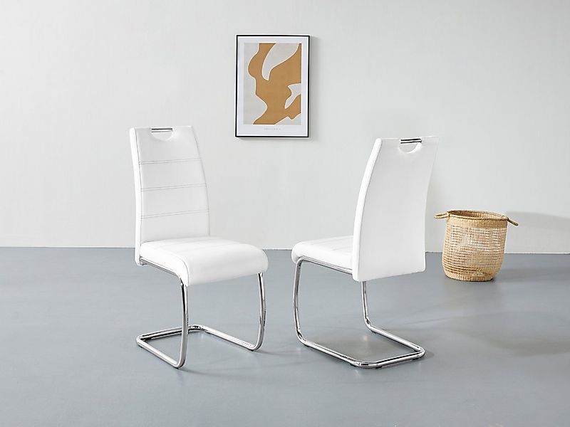 HELA Freischwinger Flora, Esszimmerstühle (Set, 2 St), Schwingstuhl Set: 1, günstig online kaufen