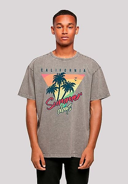 F4NT4STIC T-Shirt California Palmen Retro Premium Qualität günstig online kaufen