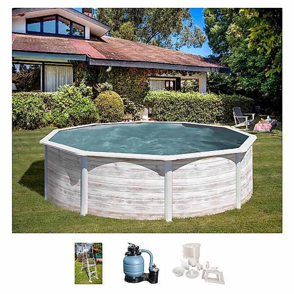 Gre Rundpool "Finlandia" Höhe 120 cm, in versch. Größen erhältlich günstig online kaufen