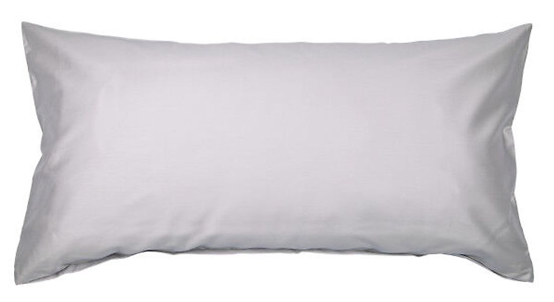 Janine Janine Mako-Satin Bettwäsche Colors 31001 platin Größe:  60x40 cm günstig online kaufen