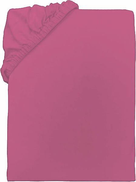 TOM TAILOR HOME Spannbettlaken "Tom Tailor Jersey" ab Größe 90x200 cm, Lake günstig online kaufen