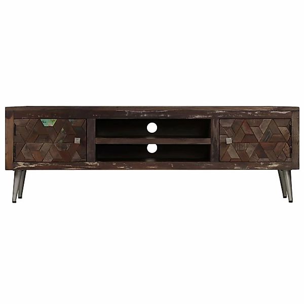 Tv-schrank Altholz Massiv 140x30x45 Cm günstig online kaufen