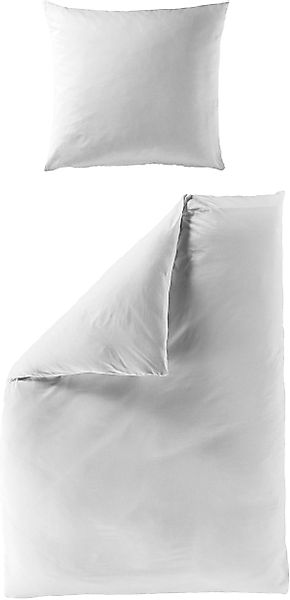 BIERBAUM Bettwäsche Elegant uni, Mako-Satin, 2 günstig online kaufen