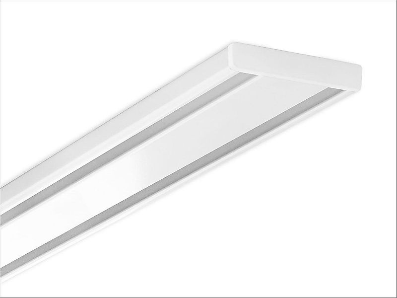 Good Life Gardinenschiene "Samu" 2 läufig-läufig Fixmaß extra flache Alu-Sc günstig online kaufen