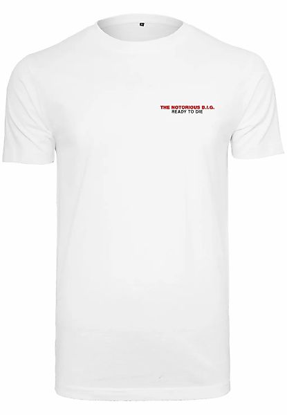 MisterTee T-Shirt "MisterTee Herren Biggie Ready To Die Tracklist Tee" 1 St günstig online kaufen