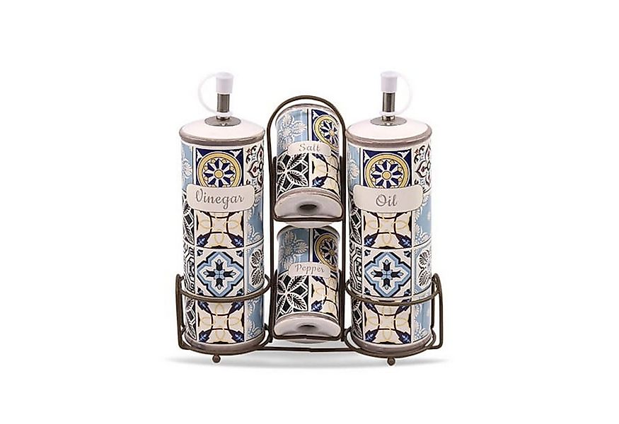 Feel Maestro Gewürzbehälter MR-20005-04S Keramik-Gewürzset + Ständer, Holid günstig online kaufen