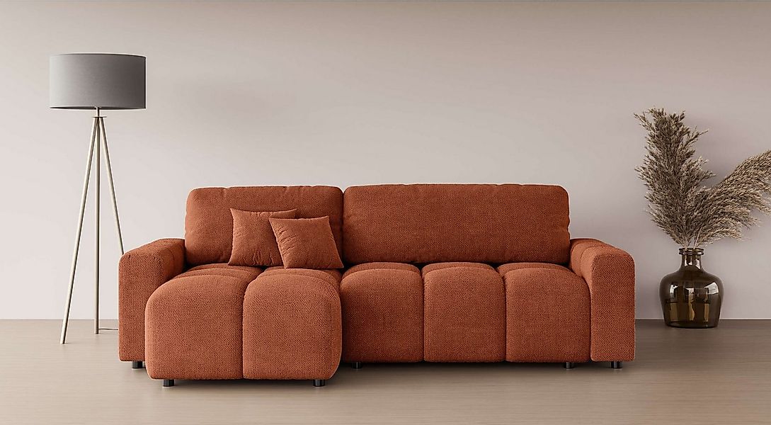 INOSIGN Ecksofa "FELICI, Schlafsofa 233cm, L-Form mit Recamiere beidseitig günstig online kaufen