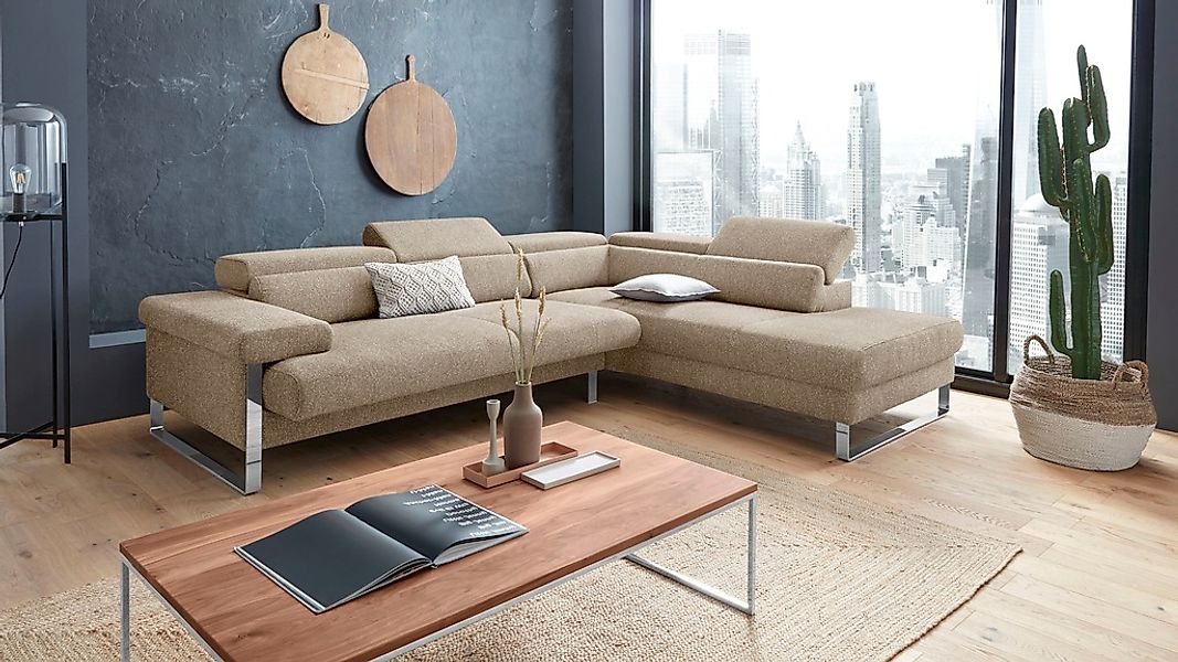 W.SCHILLIG Ecksofa "finn, toller Sitzkomfort, L-Form, hochwertige Verarbeit günstig online kaufen