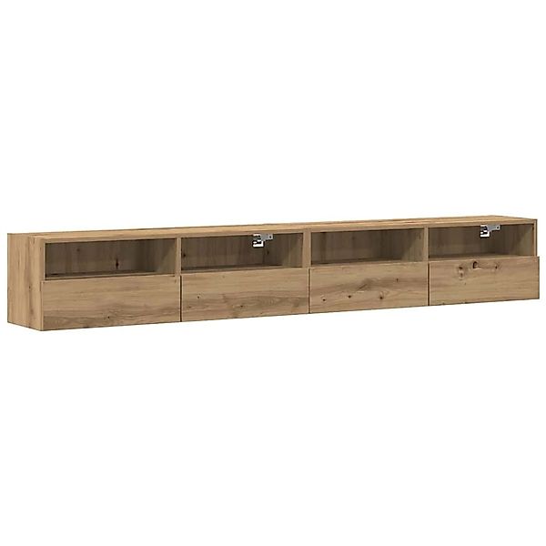 vidaXL Wand-TV-Schrank 2 Stk Artisan-Eiche 100x30x30cm Holzwerkstoff 862191 günstig online kaufen