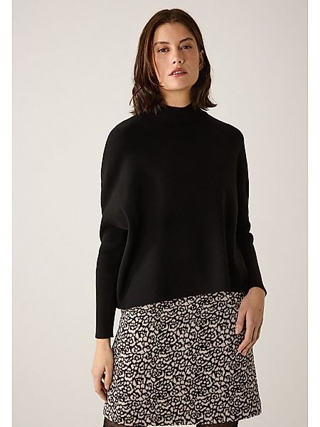 MORE&MORE Rundhalspullover weiter, weicher Feinstrickpullover günstig online kaufen