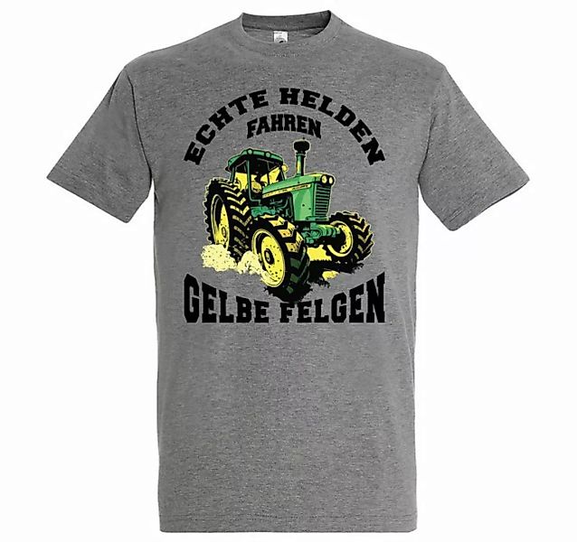 Youth Designz Print-Shirt "Echte Helden fahren gelbe Felgen" Herren T-Shirt günstig online kaufen