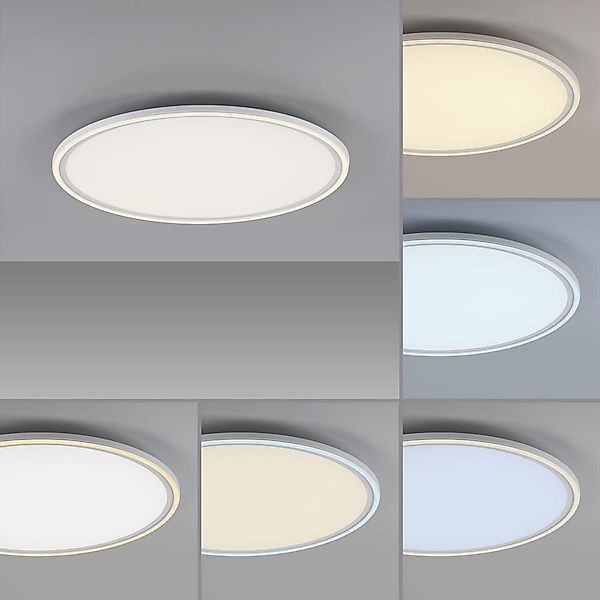 JUST LIGHT Deckenleuchte »EDGING«, 2 flammig, Leuchtmittel LED-Board-LED-Bo günstig online kaufen