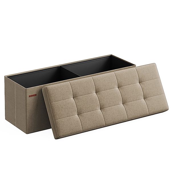 SONGMICS Sitzbank sitzhocker, 76/110cm mit Stauraum, günstig online kaufen