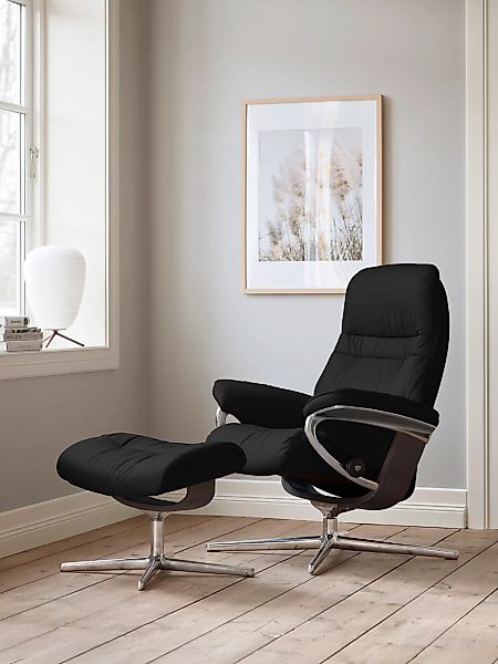Stressless Relaxsessel "Sunrise" mit Cross Base, Größe S, M & L, Holzakzent günstig online kaufen